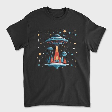 Ufo Christmas Tote, Tricou Barbati (Unisex)