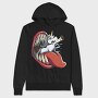 Unicorn And Monster Mouth Eaten, Hanorac Oversize Barbati (Unisex)