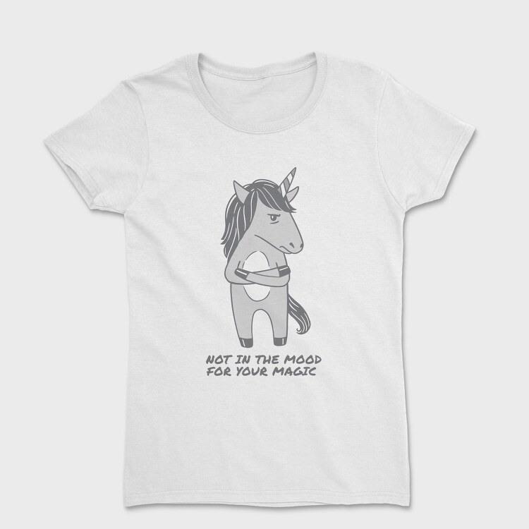Unicorn Angry Mood, Tricou Femei