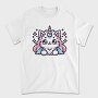 Unicorn Cat Kawaii Main Coon, Tricou Barbati (Unisex)