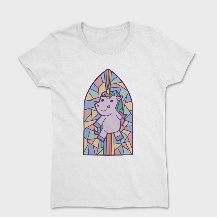 Unicorn Church Window, Tricou Femei