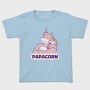 Unicorn Daddy And Baby Papacorn, Tricou Copii