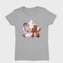 Unicorn Deer Christmas, Tricou Femei
