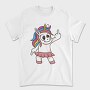 Unicorn Finger Gesture, Tricou Barbati (Unisex)