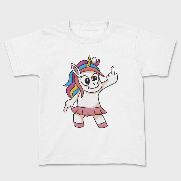 Unicorn Finger Gesture, Tricou Copii