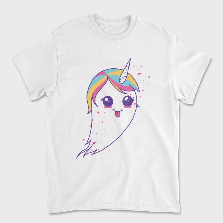 Unicorn Ghost, Tricou Barbati (Unisex)