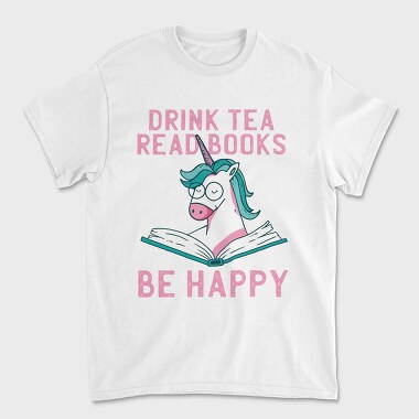 Unicorn Reading, Tricou Barbati (Unisex)