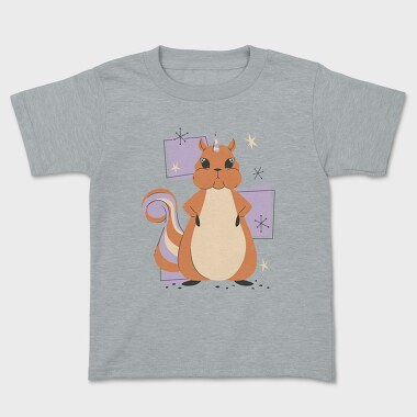 Unicorn Squirrel Animal Squirrcorn, Tricou Copii