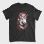 Unicorn With Christmas Hat, Tricou Barbati (Unisex)