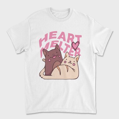 Valentine Cats Couple S Day Cute, Tricou Barbati (Unisex)