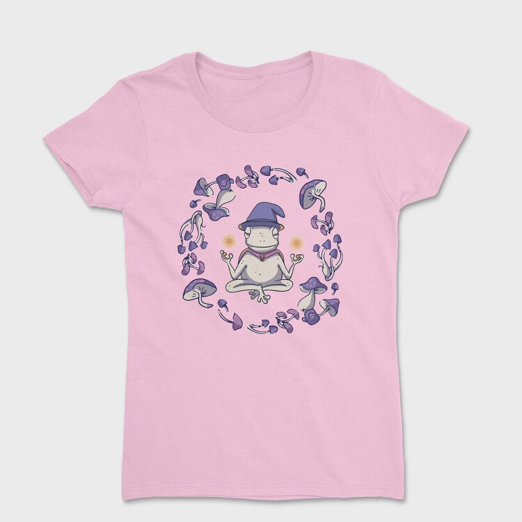 Mystical Frog Animal Throw Pillow, Tricou Femei