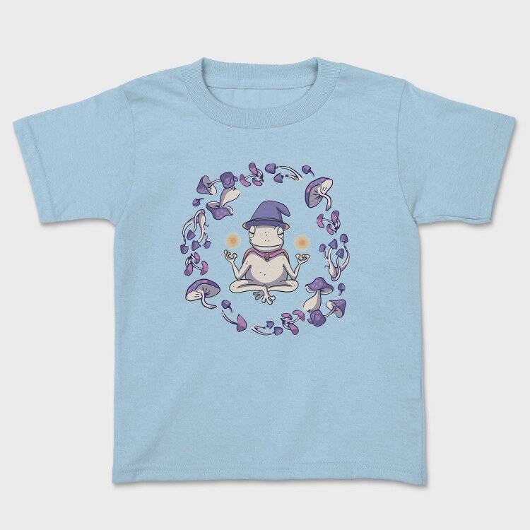 Mystical Frog Animal Throw Pillow, Tricou Copii