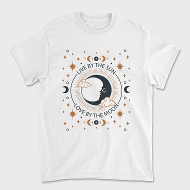 Mystical Moon Love Quote Tote, Tricou Barbati (Unisex)