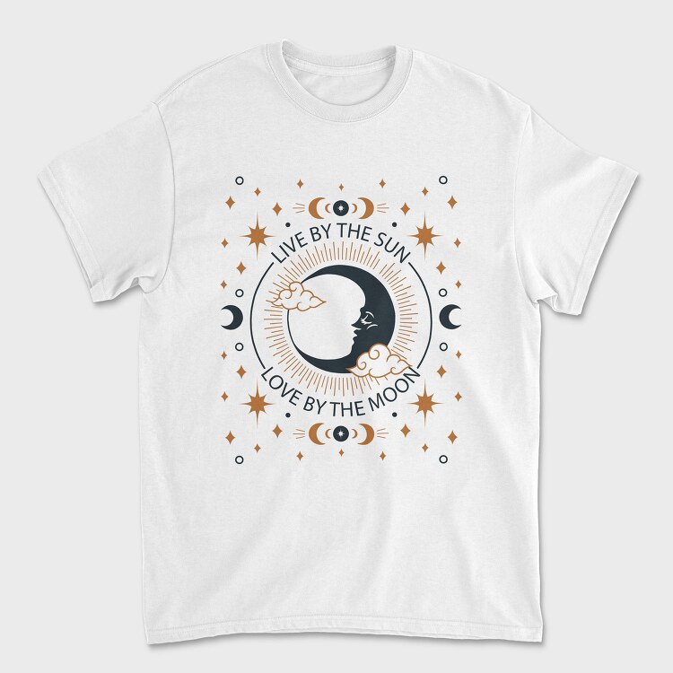 Mystical Moon Love Quote Tote, Tricou Barbati (Unisex)