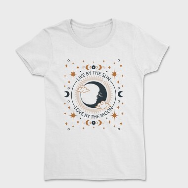 Mystical Moon Love Quote Tote, Tricou Femei