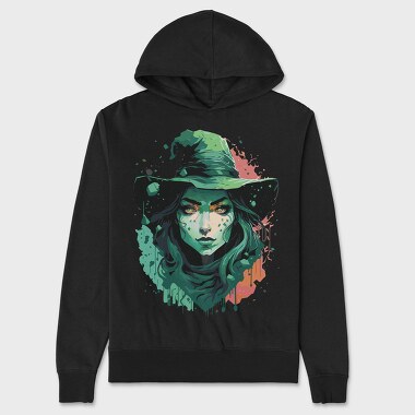 Mystical Witch Woman, Hanorac Oversize Barbati (Unisex)
