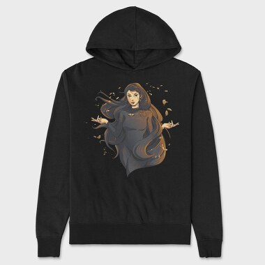 Mystical Woman Magic Fantasy, Hanorac Oversize Barbati (Unisex)