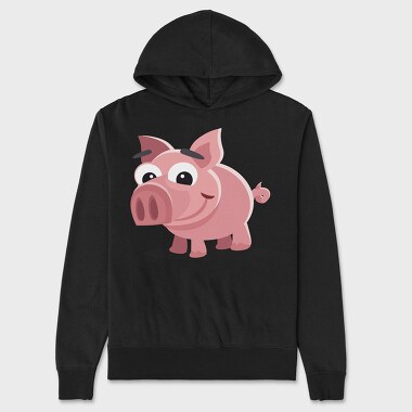 Piggy Bank Fun, Hanorac Oversize Barbati (Unisex)