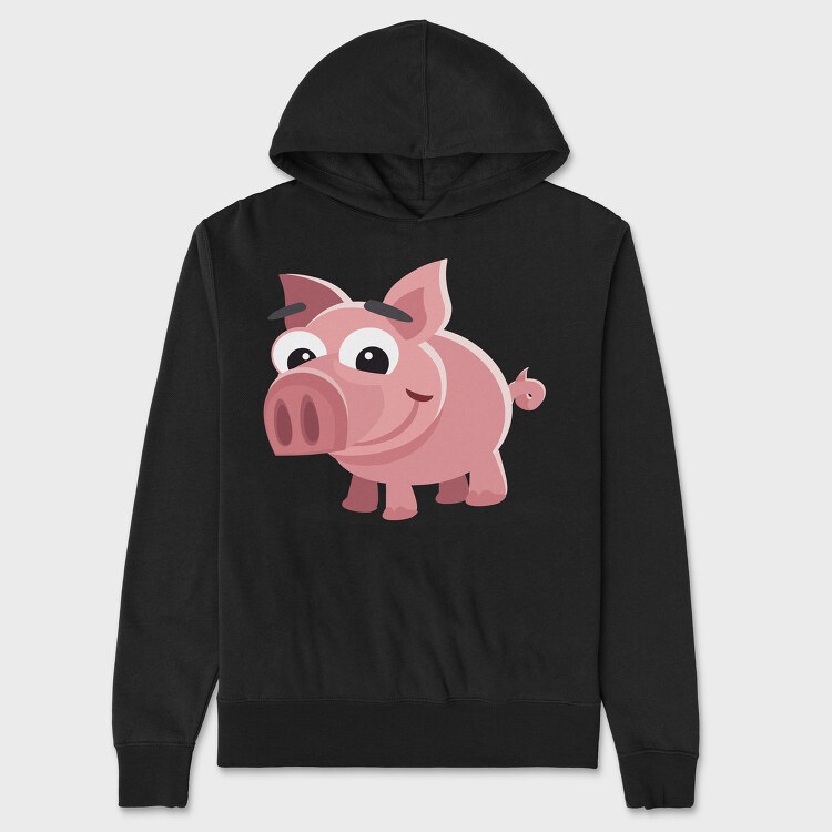 Piggy Bank Fun, Hanorac Oversize Barbati (Unisex)