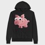 Piggy Bank Fun, Hanorac Oversize Barbati (Unisex)