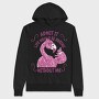 Pink Flamingo Funny Crazy Quote, Hanorac Oversize Barbati (Unisex)