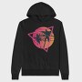 Vaporwave Palm Tree Sunset, Hanorac Oversize Barbati (Unisex)