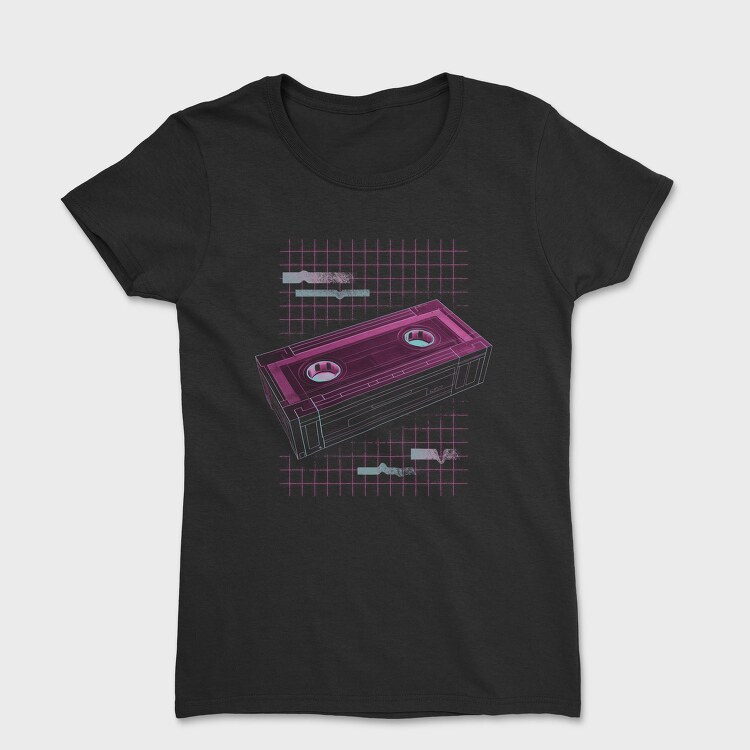 Vaporwave Vhs, Tricou Femei