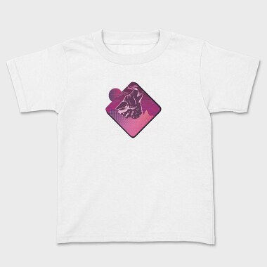 Vaporwave Wolf, Tricou Copii