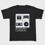 Vintage Audio Cassette Classical, Tricou Copii