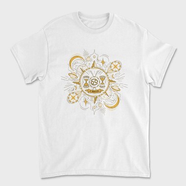 Vintage Cancer Constellation Zodiac Sign, Tricou Barbati (Unisex)