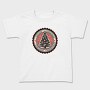 Vintage Christmas Tree Emblem, Tricou Copii