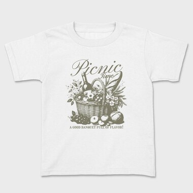 Vintage Picnic Basket, Tricou Copii