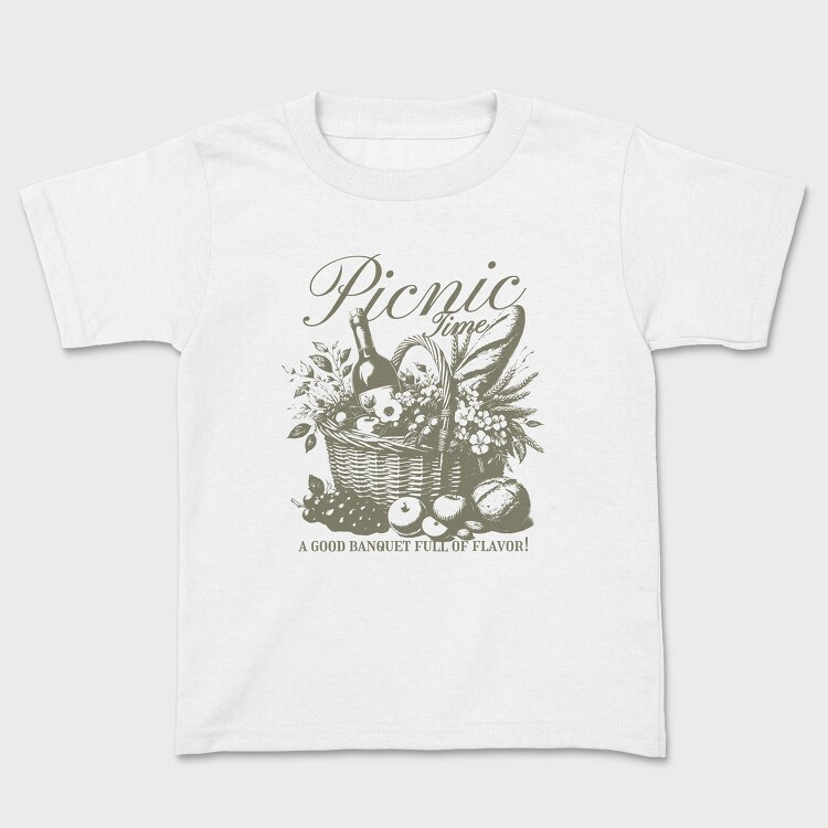 Vintage Picnic Basket, Tricou Copii