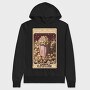 Vintage Popcorn Tarot, Hanorac Oversize Barbati (Unisex)