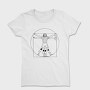 Vitruvian Man Volleyball Vitruvio, Tricou Femei