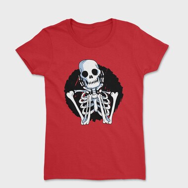Waiting Skeleton Illustration 001, Tricou Femei