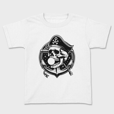 Pirate Skull Bubblegum, Tricou Copii