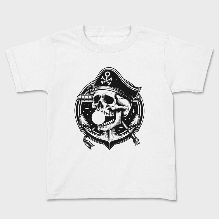 Pirate Skull Bubblegum, Tricou Copii
