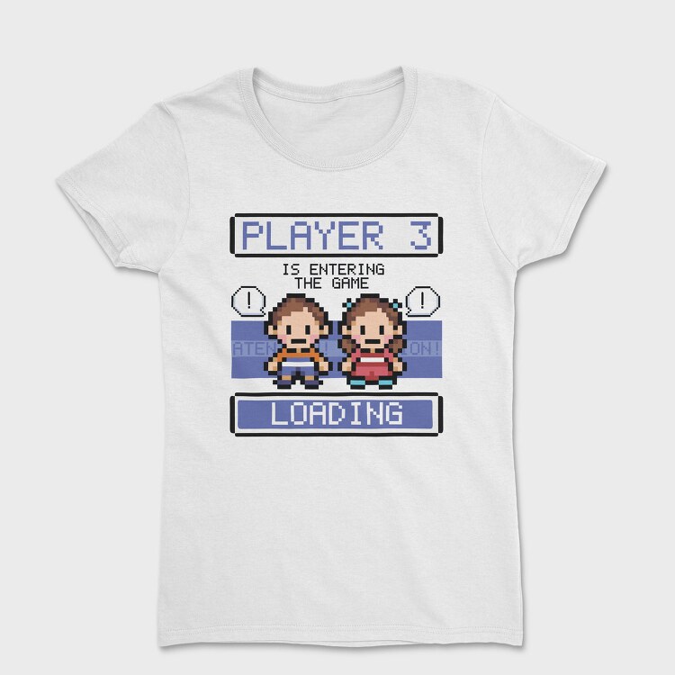 Pixel Art Game Characters Kids Brother, Tricou Femei