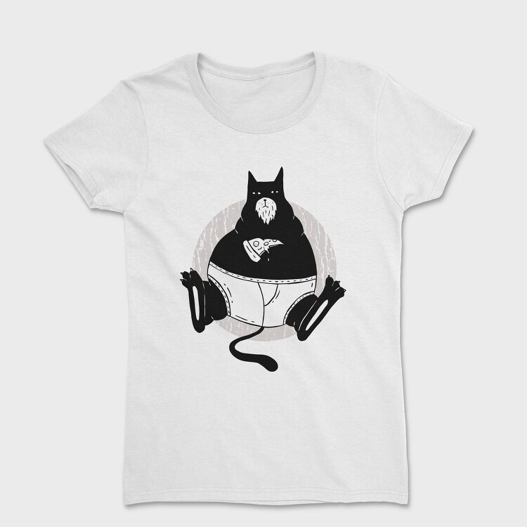 Pizza Cat Cathers Day, Tricou Femei