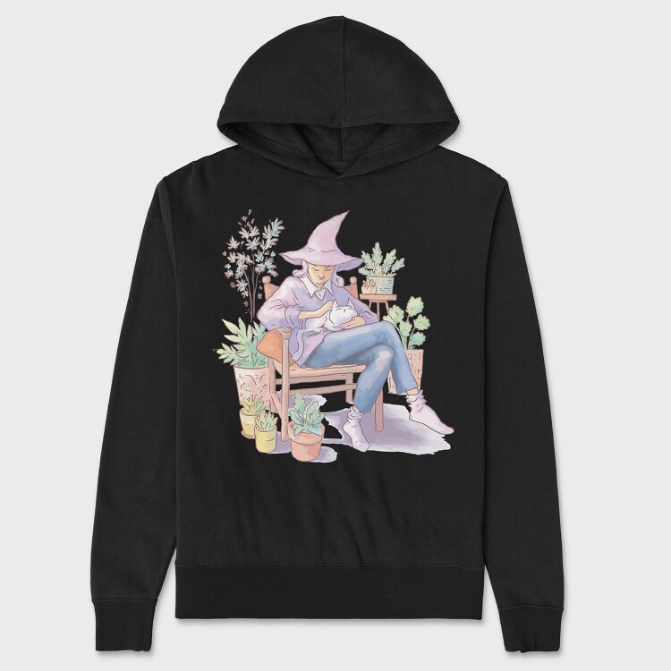 Plant Witch, Hanorac Oversize Barbati (Unisex)