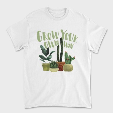 Plants And Cactus Watercolor Mug 02, Tricou Barbati (Unisex)
