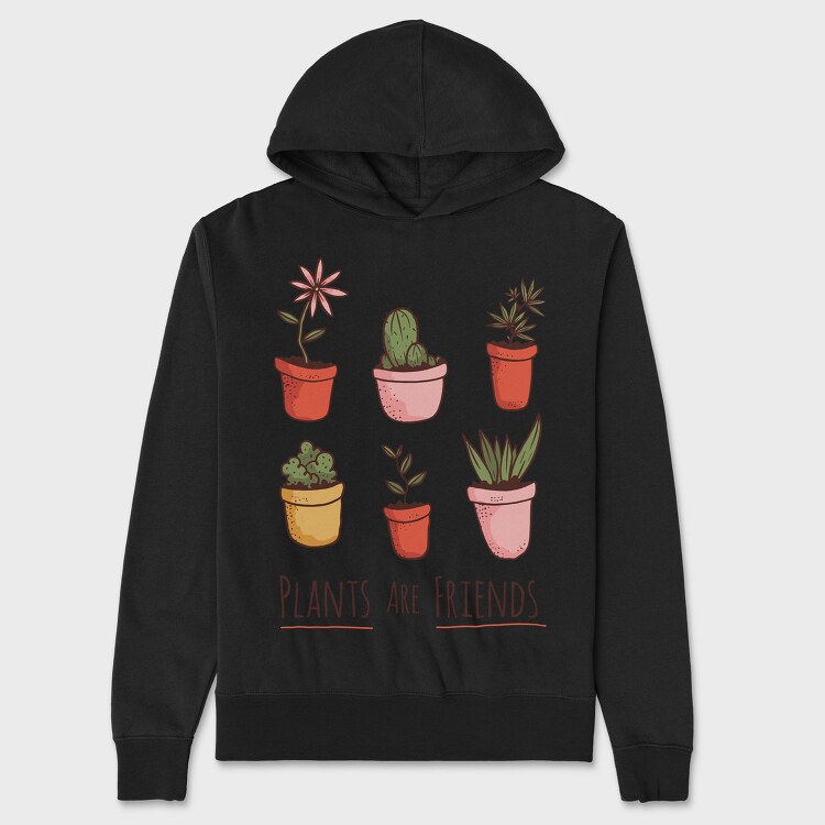 Plants Are Friends, Hanorac Oversize Barbati (Unisex)