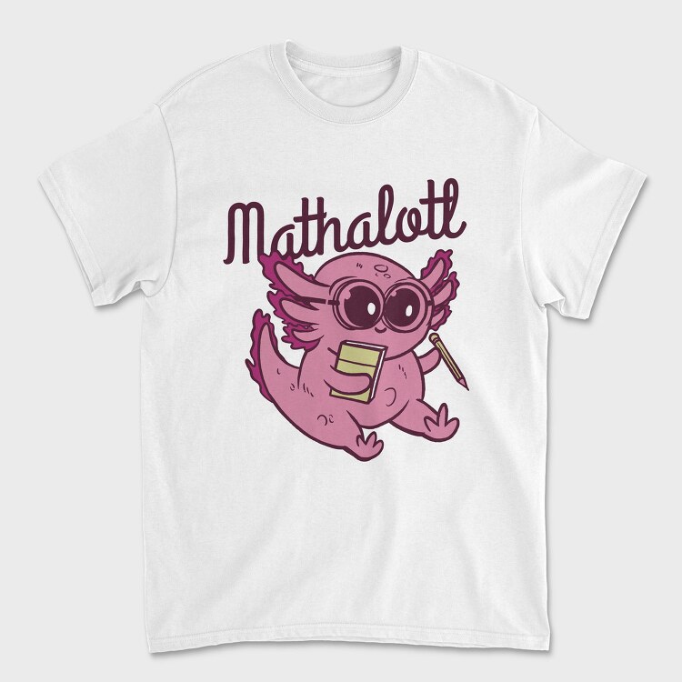 Playful Axolotl Mathalotl, Tricou Barbati (Unisex)