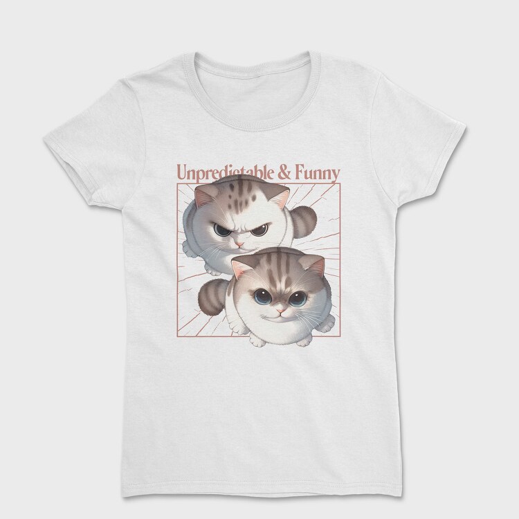 Playful Grumpy Cats, Tricou Femei