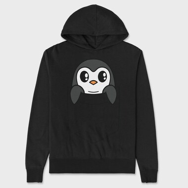 Pocket Penguin, Hanorac Oversize Barbati (Unisex)