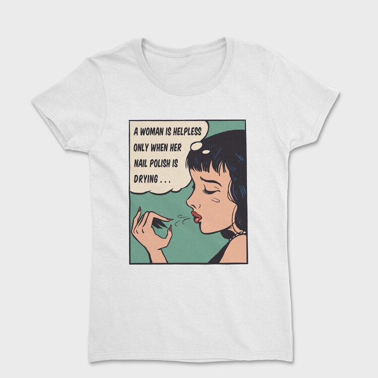 Pop Art Nail Polish, Tricou Femei