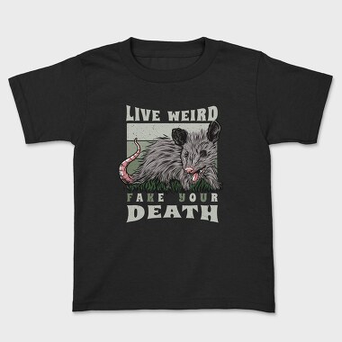 Possum Wild Animal Funny Quote Illustration, Tricou Copii