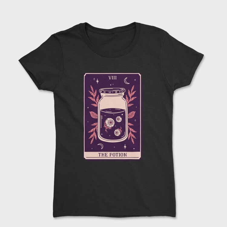 Potion Mystical Tarot Card 08, Tricou Femei