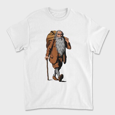 Walking Old Man Tote, Tricou Barbati (Unisex)